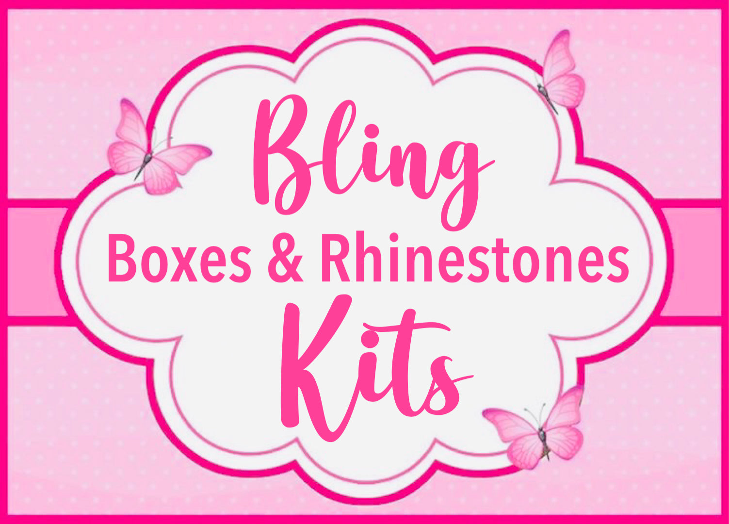 Rhinestone Kit, Bling Box, Resin Rhinestones, Bling Kit, 4mm 