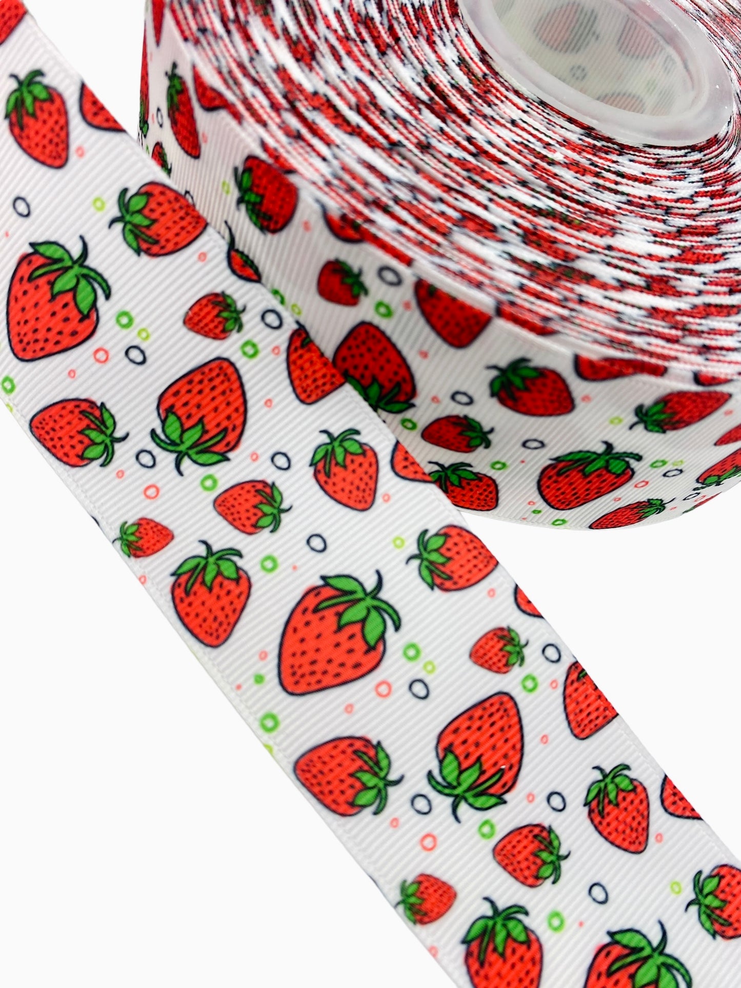 Strawberry Ribbon 38mm/ 1.5 Inch Ribbon (1 Yard) 🎀 May New Arrival 🎀