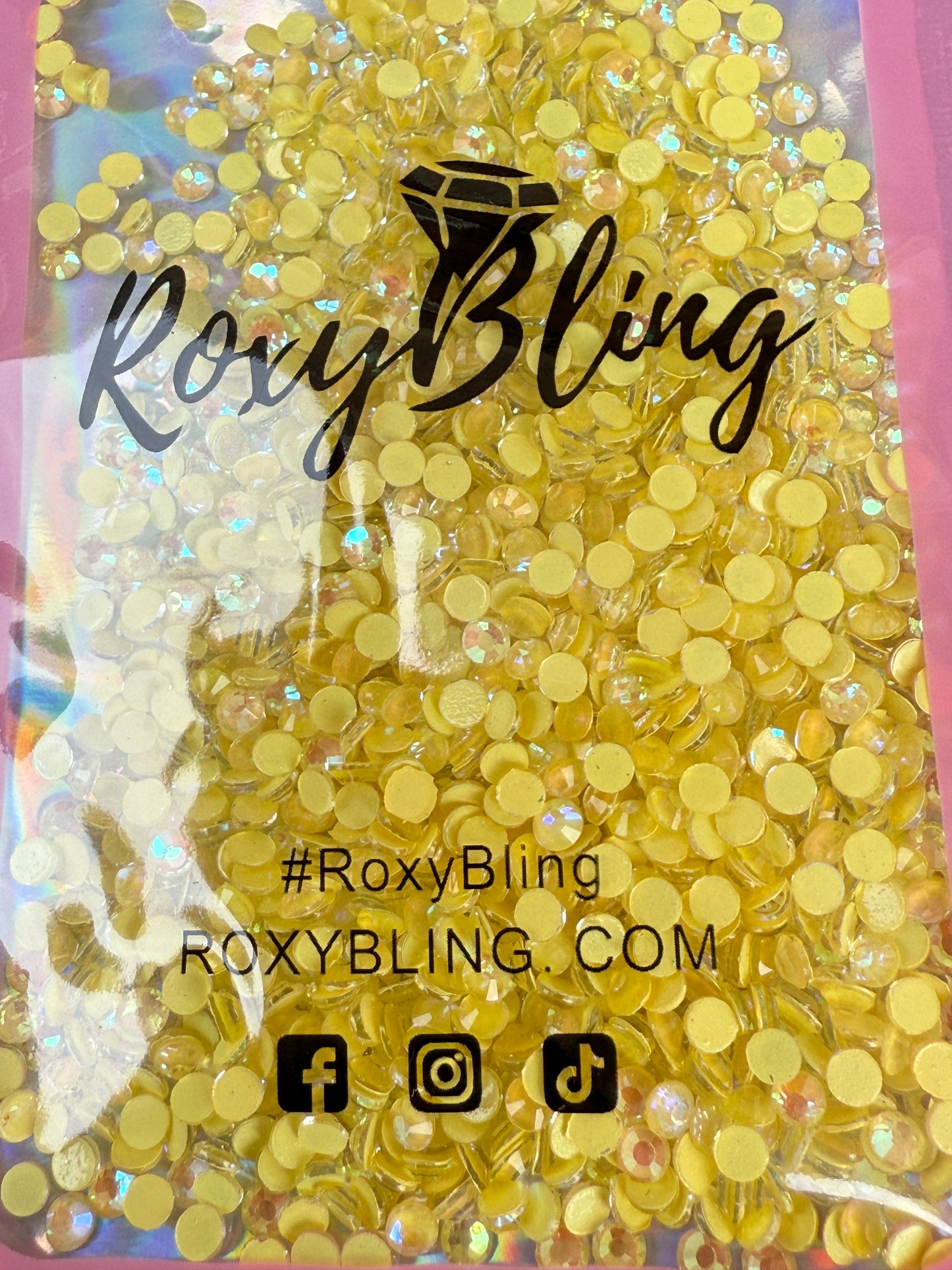 Fluorescence Ab Glow in Dark Glass Rhinestones (1,440 Pieces) ss12 (last 2)