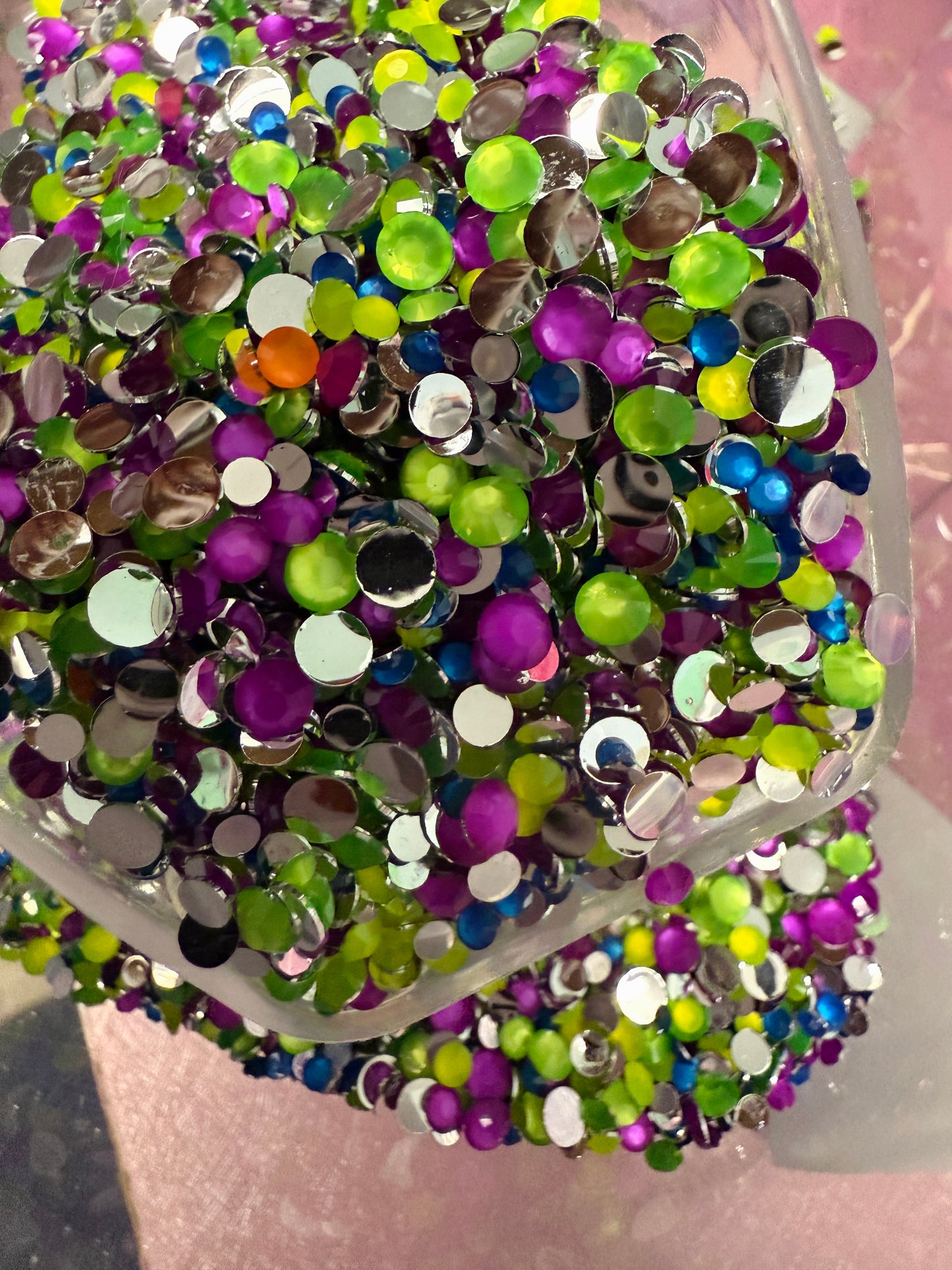 Neon Resin Rhinestone Mix 30gram