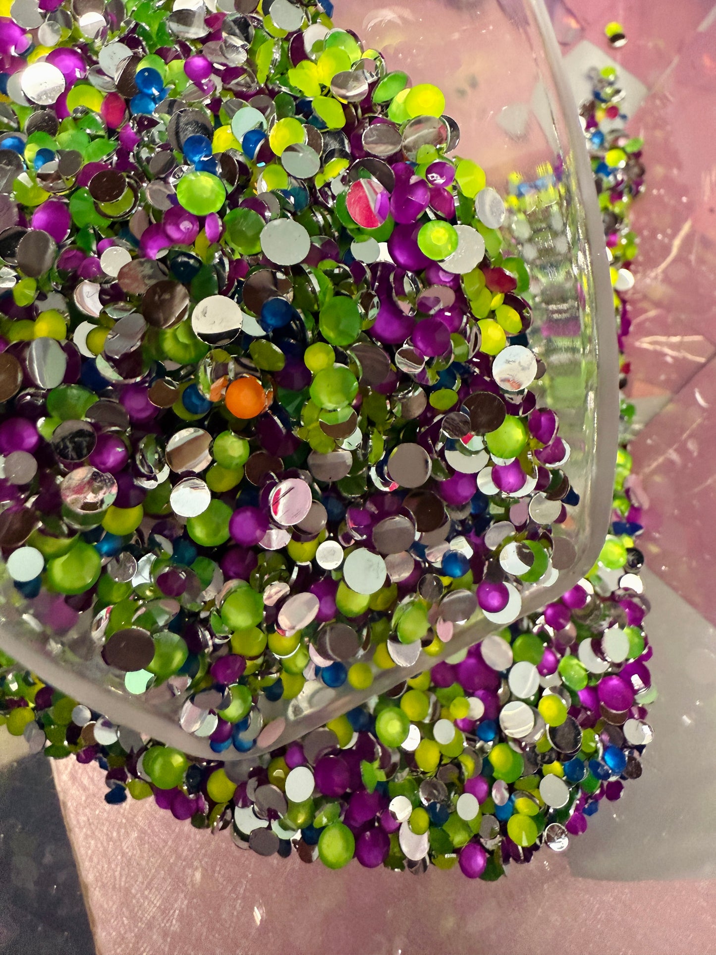 Neon Resin Rhinestone Mix 30gram