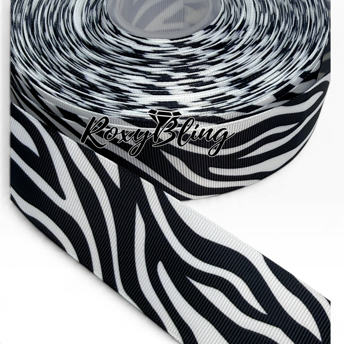Zebra Print Ribbon | 1.5 inch Zebra Print Ribbon
