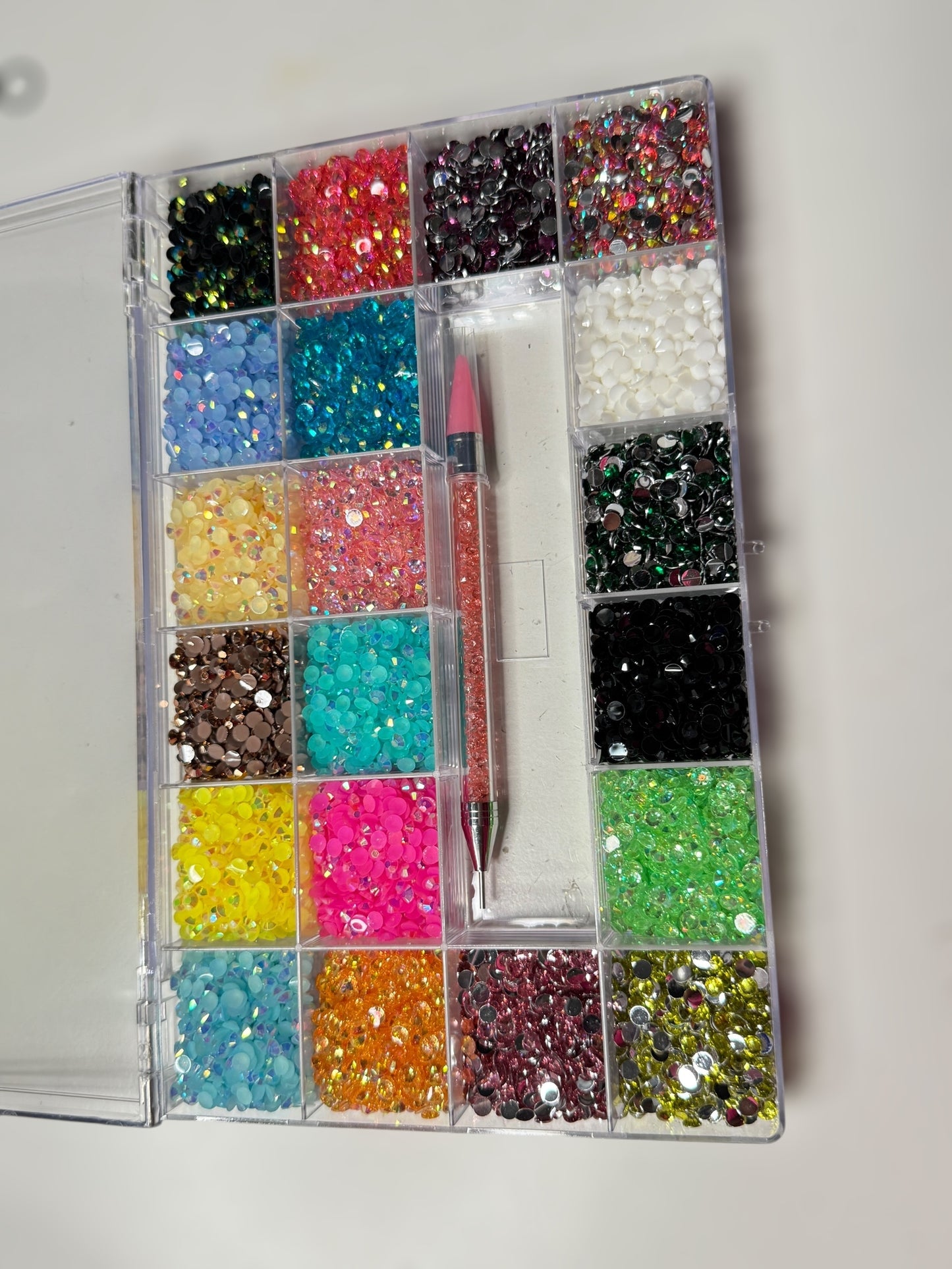 Bling Box with Wax Pencil (4mm and 5mm Rhinestones