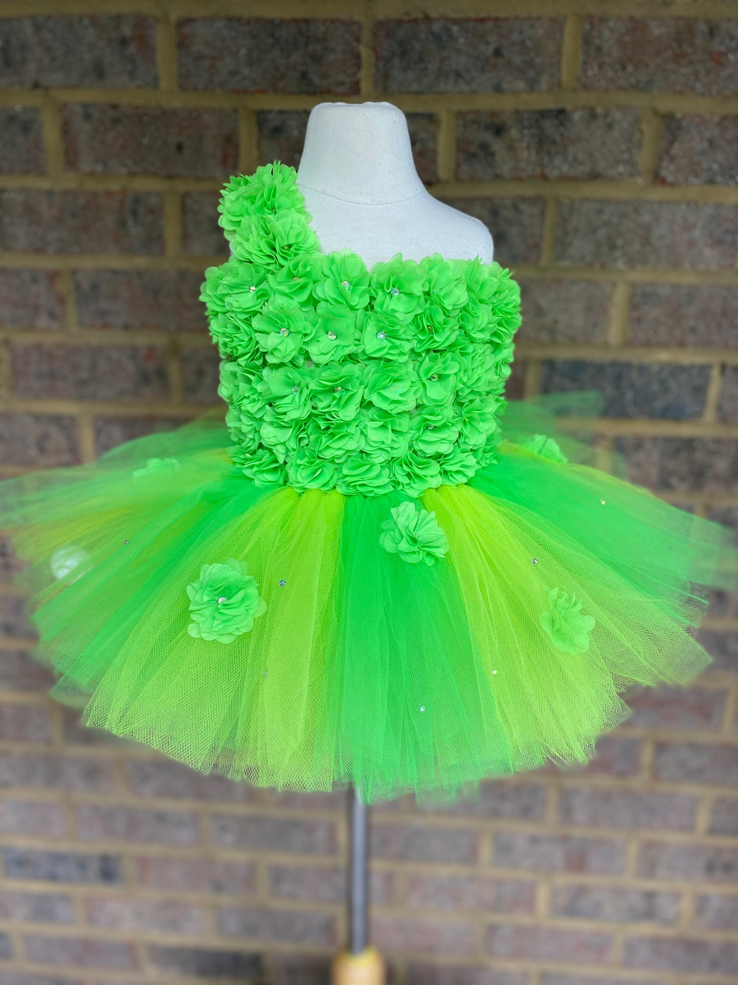 Inspire Princess Tianaa Tutu dress (Green Tutu Dress