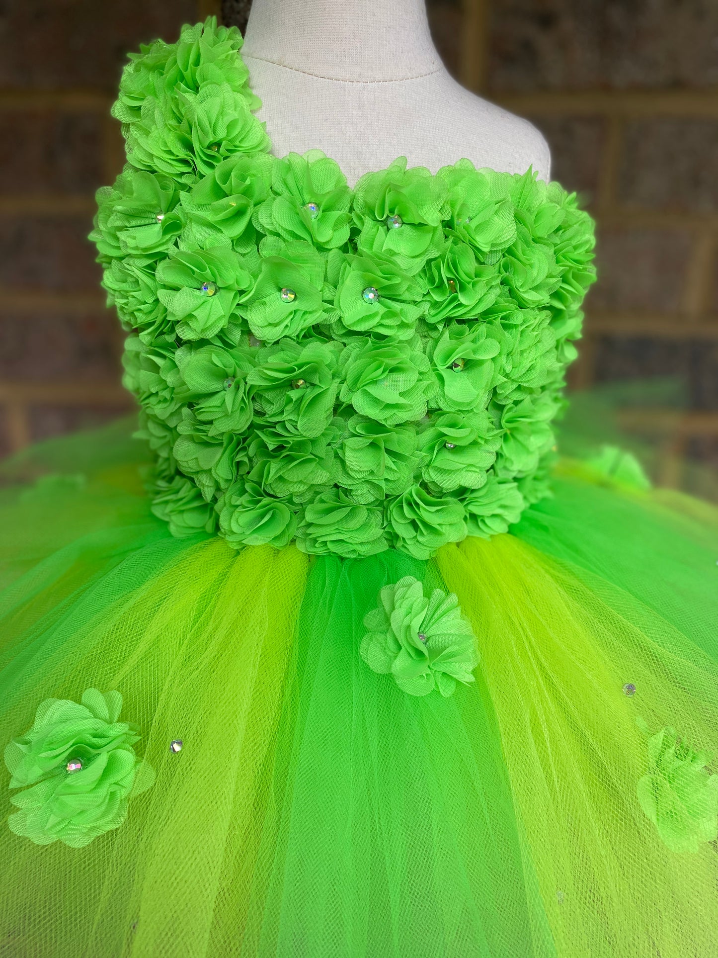 Inspire Princess Tianaa Tutu dress (Green Tutu Dress
