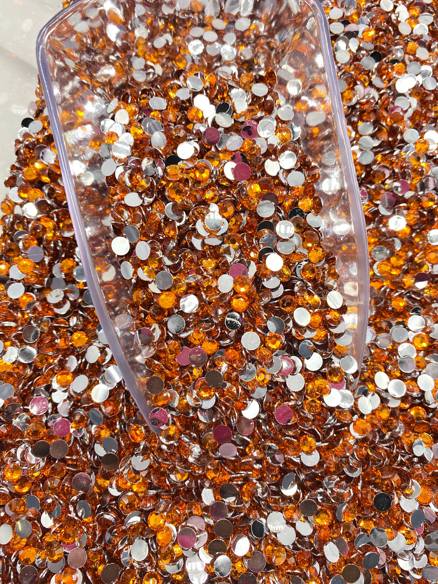 Orange Resins Rhinestones