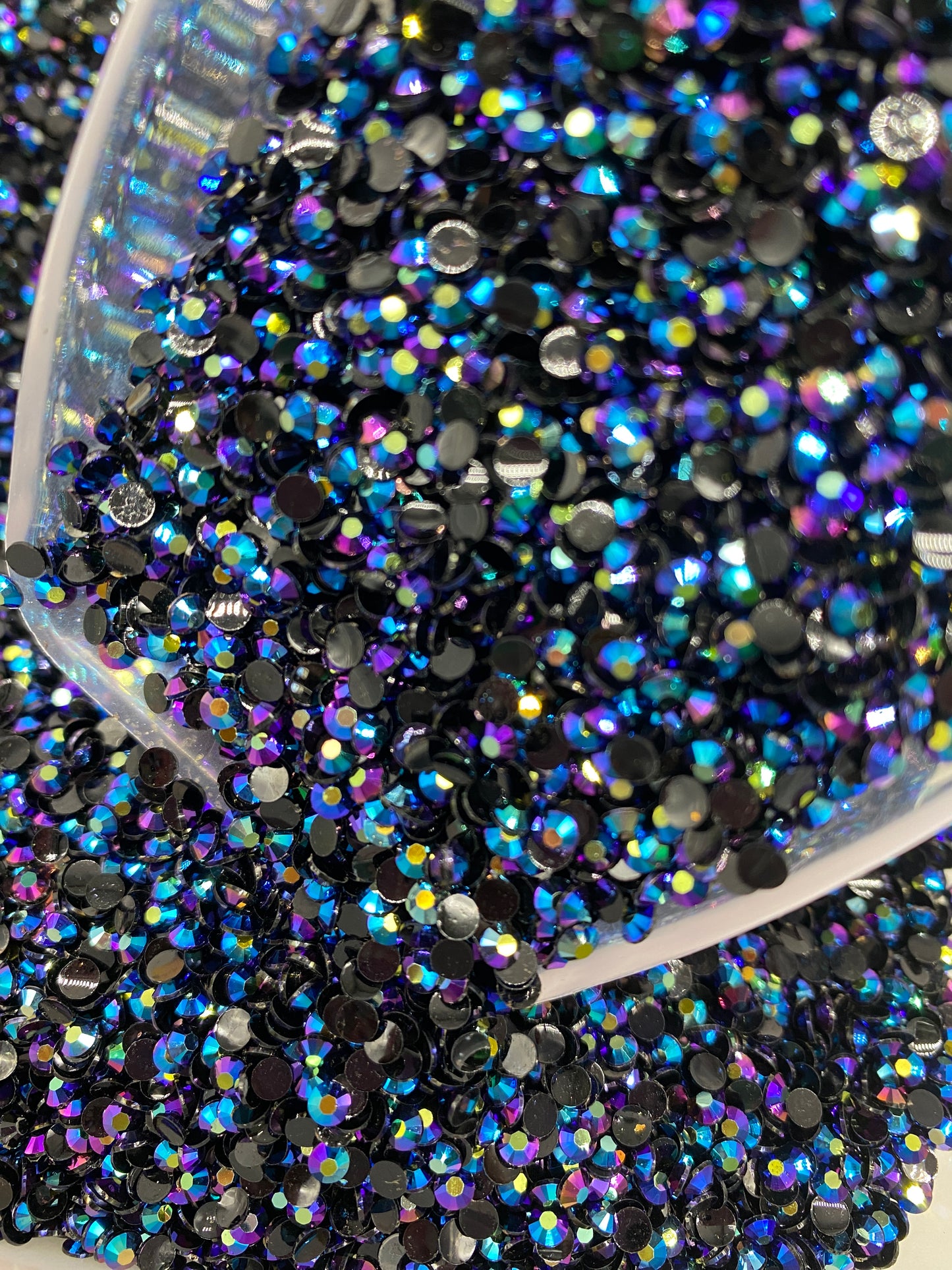 Purple/Blue Brass Jelly Rhinestones