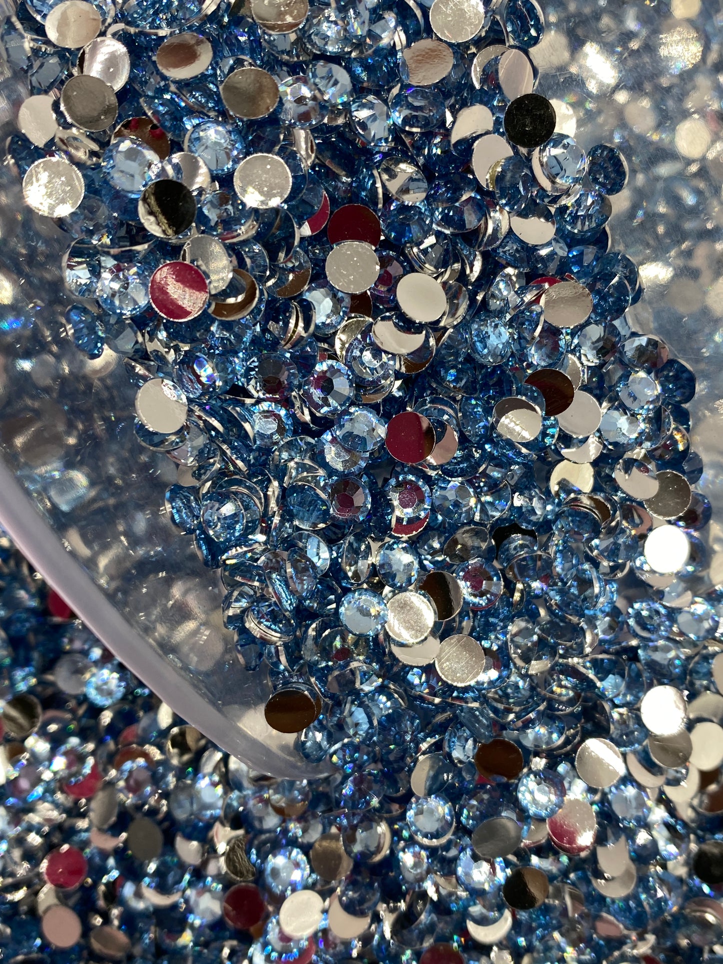 Light Blue Resins Rhinestones