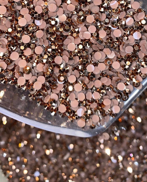 Brown Ab Jelly Rhinestone