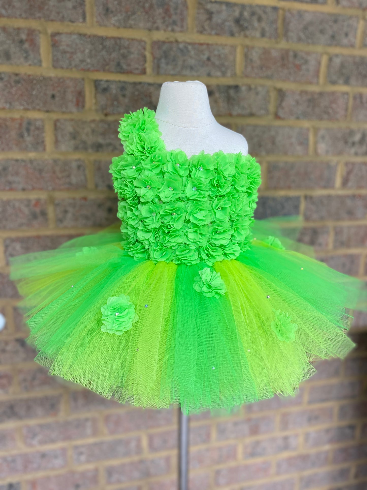 Inspire Princess Tianaa Tutu dress (Green Tutu Dress