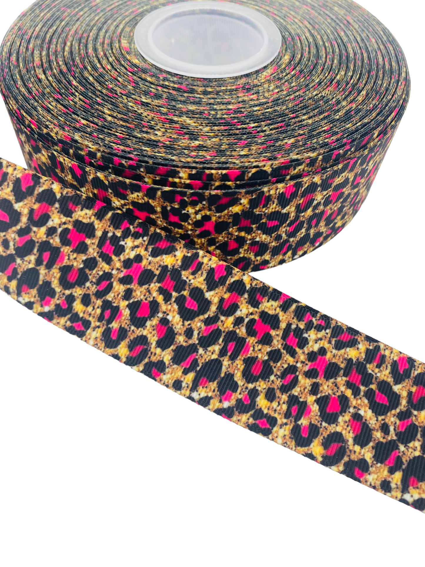 Leopard Print Ribbon (38mm /1.5 inches)