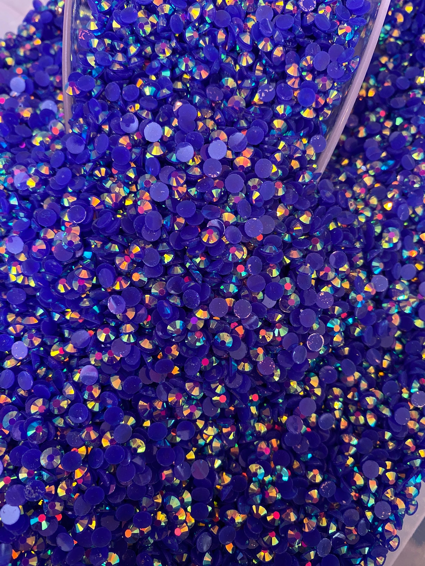 Sapphire Blue Ab Jelly Rhinestones
