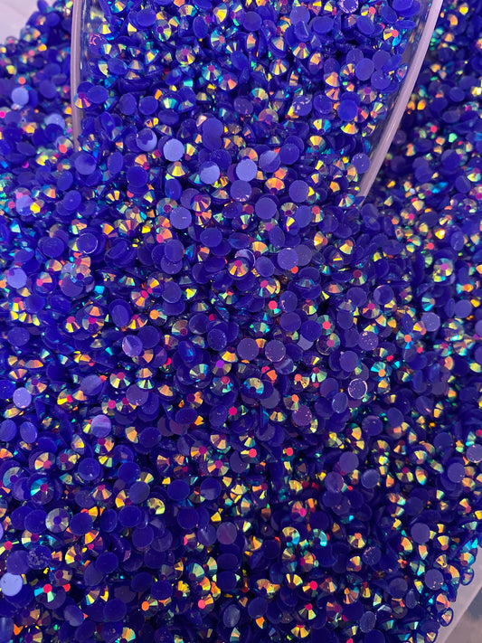Sapphire Blue Ab Jelly Rhinestones