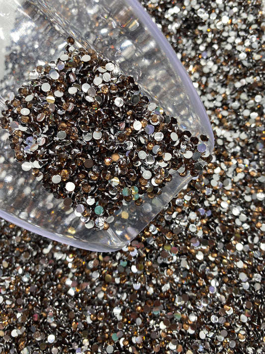 Dark Brown Resin Rhinestones