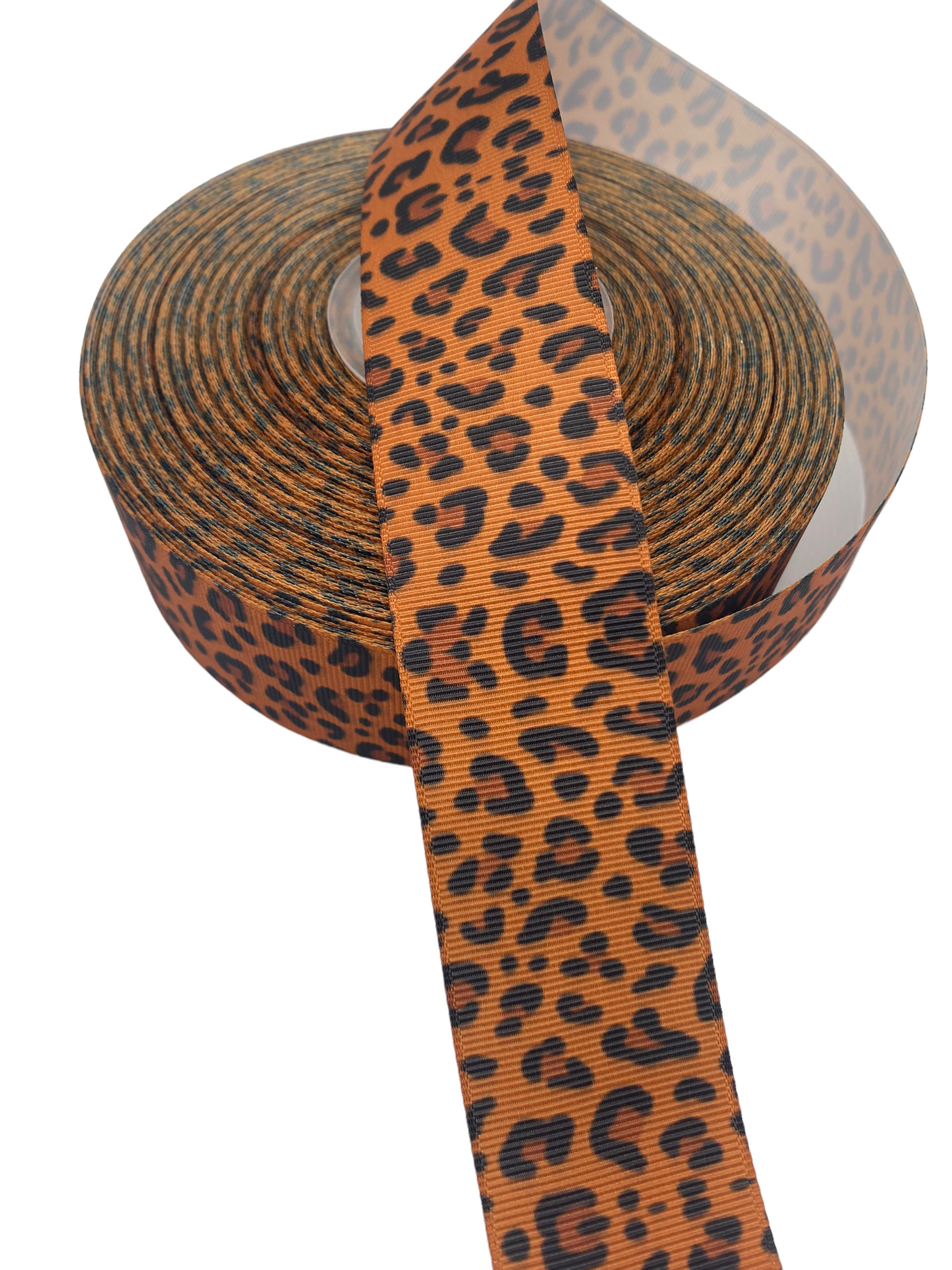Leopard Print Ribbon (38mm /1.5 inches)