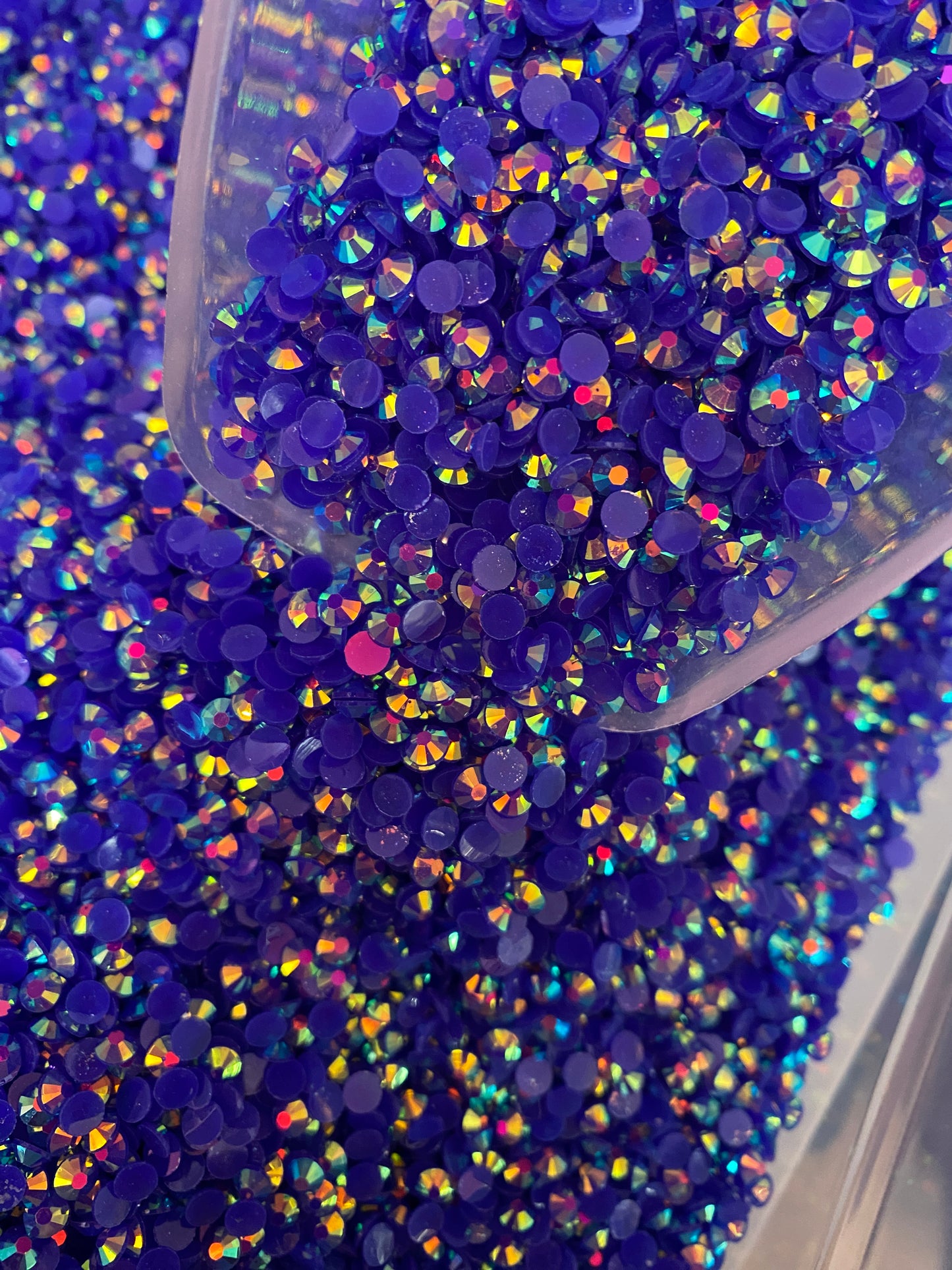 Sapphire Blue Ab Jelly Rhinestones