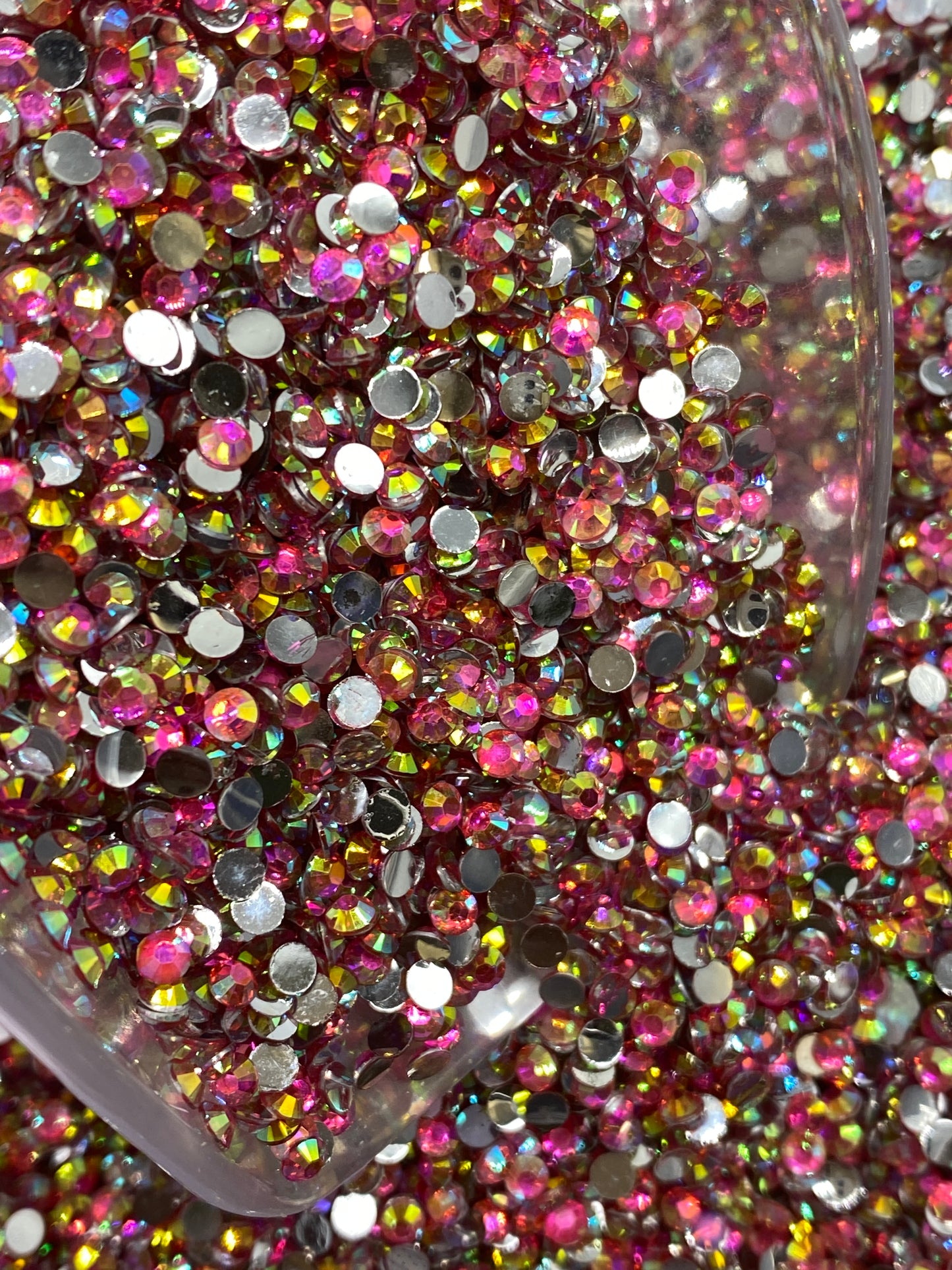 Hot Pink AB Resins Rhinestones