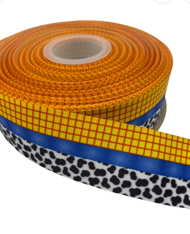 Toy Story, cow print ribbon