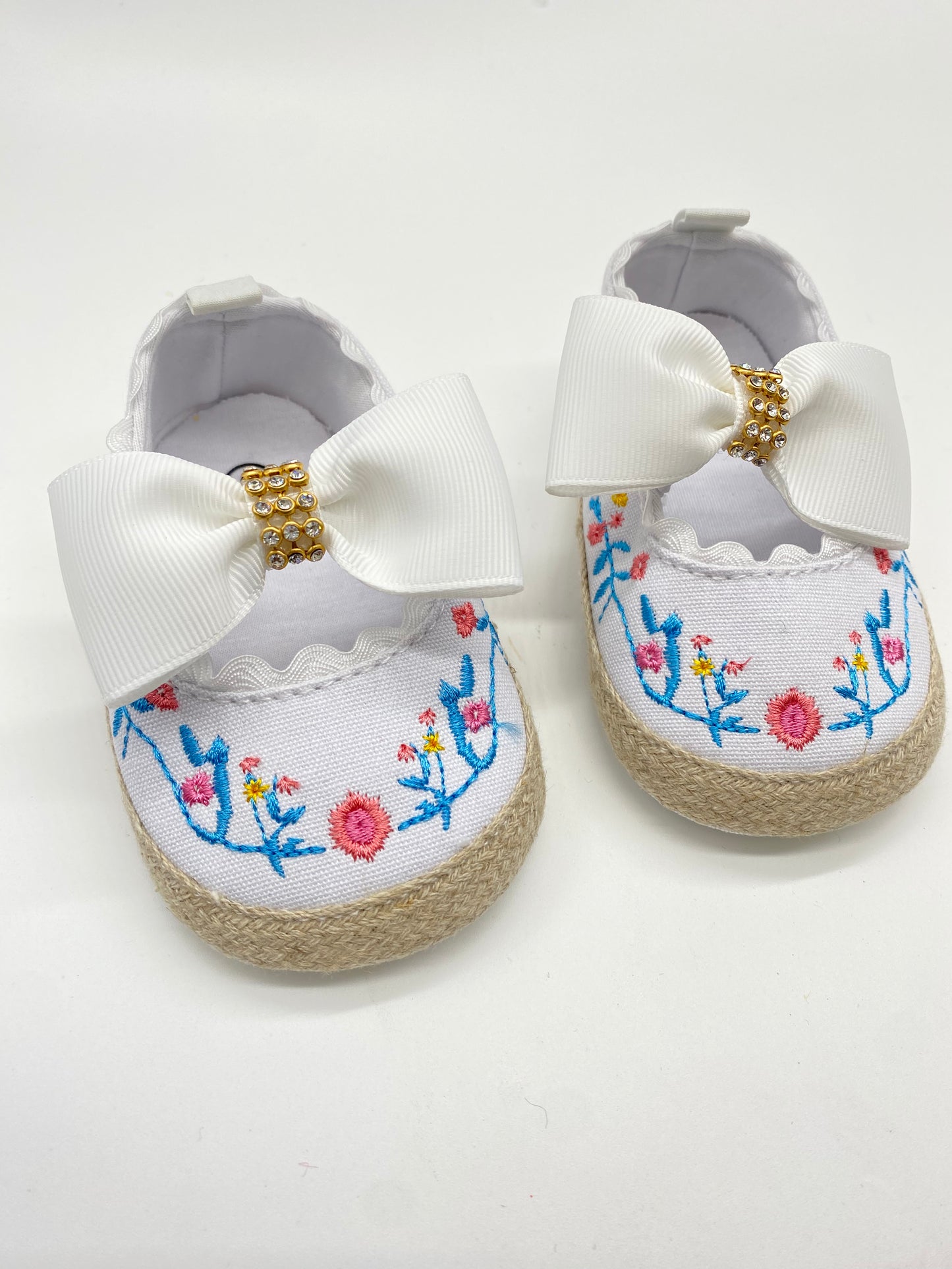 White Baby Shoes