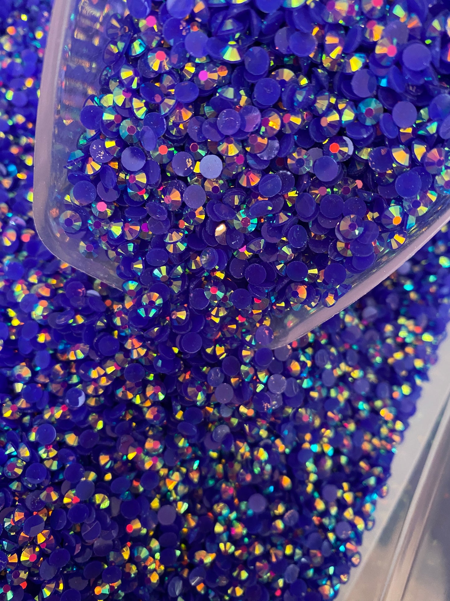 Sapphire Blue Ab Jelly Rhinestones