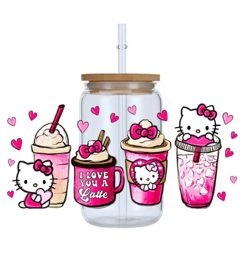 full color cup wraps hello kitty 16 oz. – SDCPRINTING