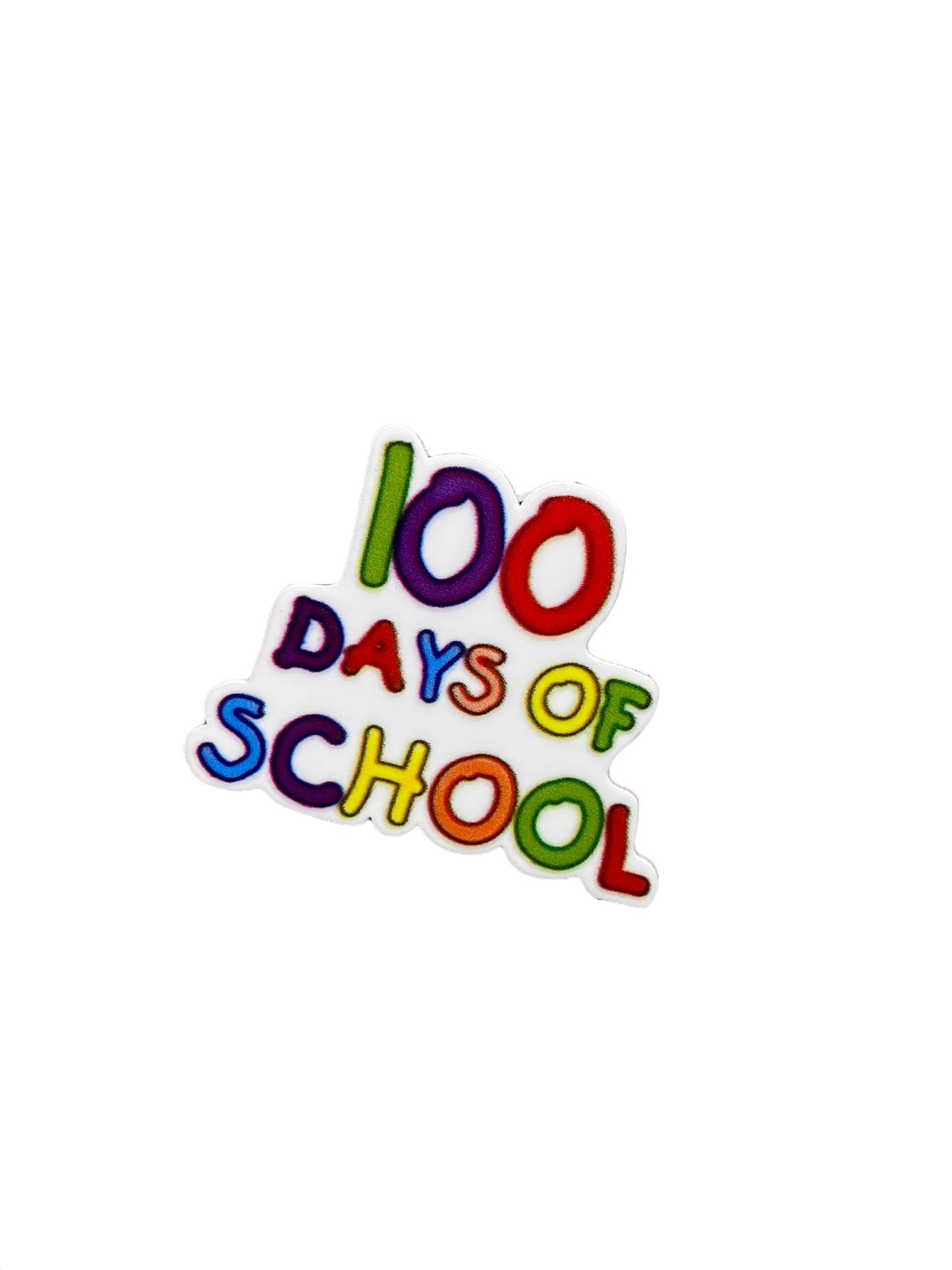 100 Days of school Resin Planar ( Price is for 1 piece) School Resin Planar