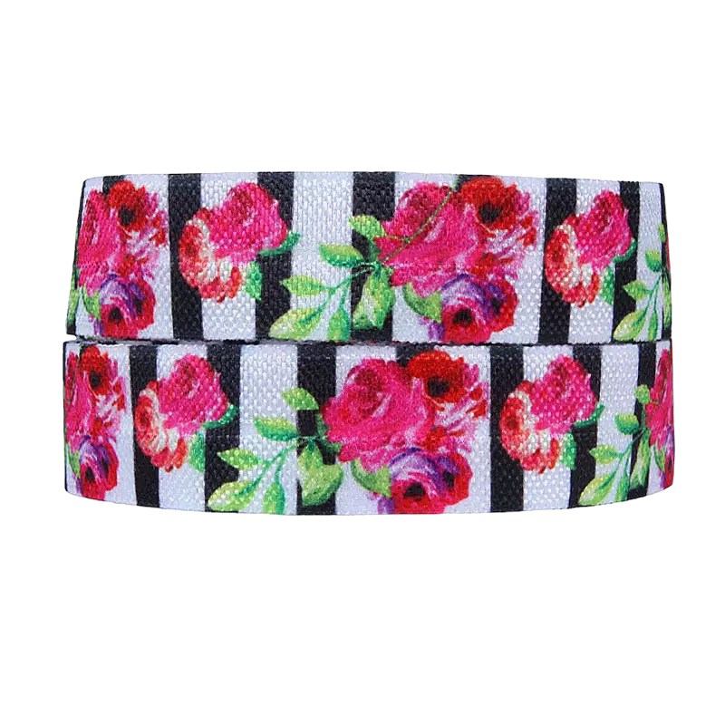 Headband Elastic Floral Elastic (5 yards)