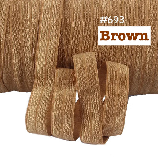 Headband Elastic Brown Elastic (5 yards) #693