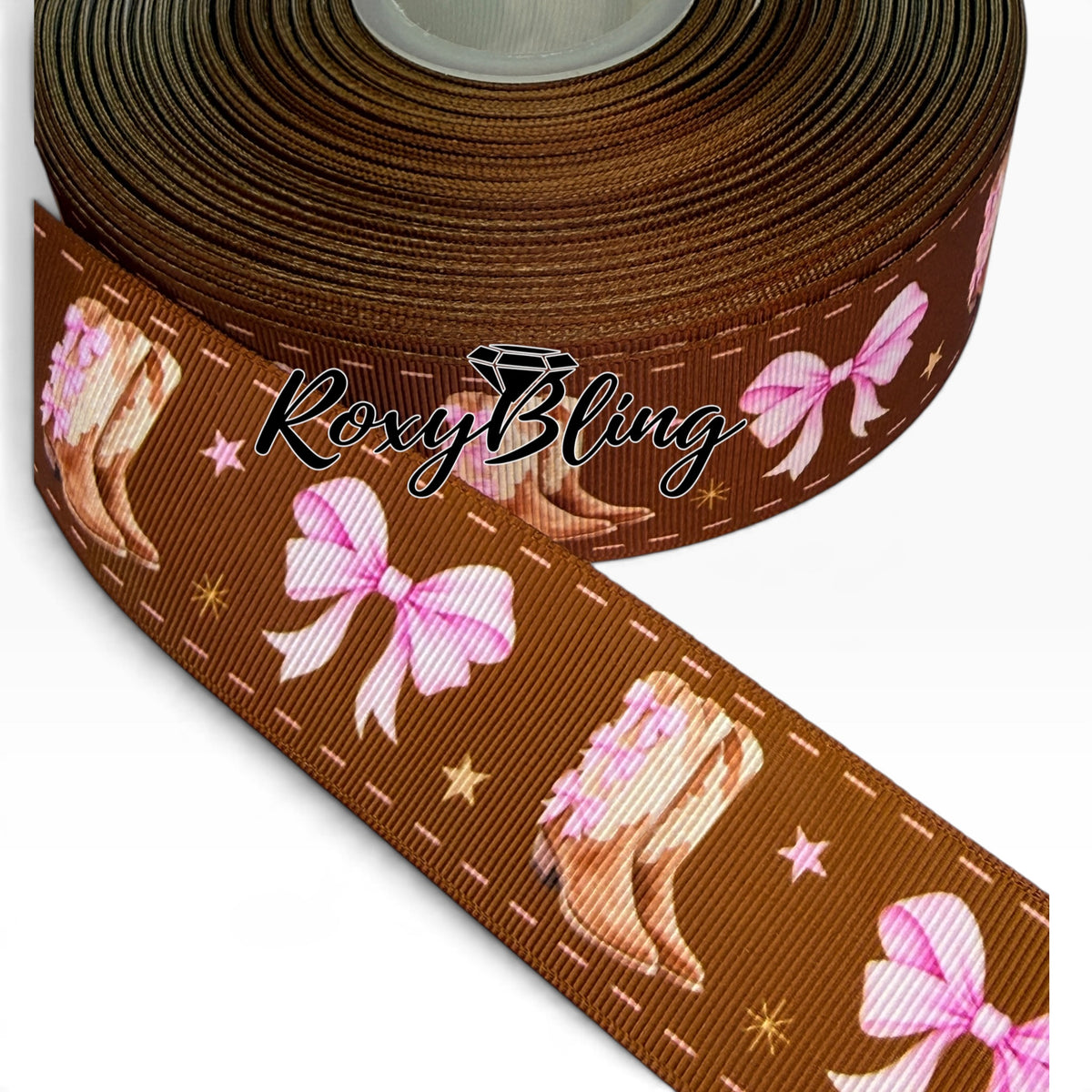 Cow Girl Ribbon | Cow girl Boost Ribbon | 1.5 inch Cow girl ribbon