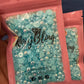 Pretty Blue Ab Pearls (Mix Size) 1,500 Pieces