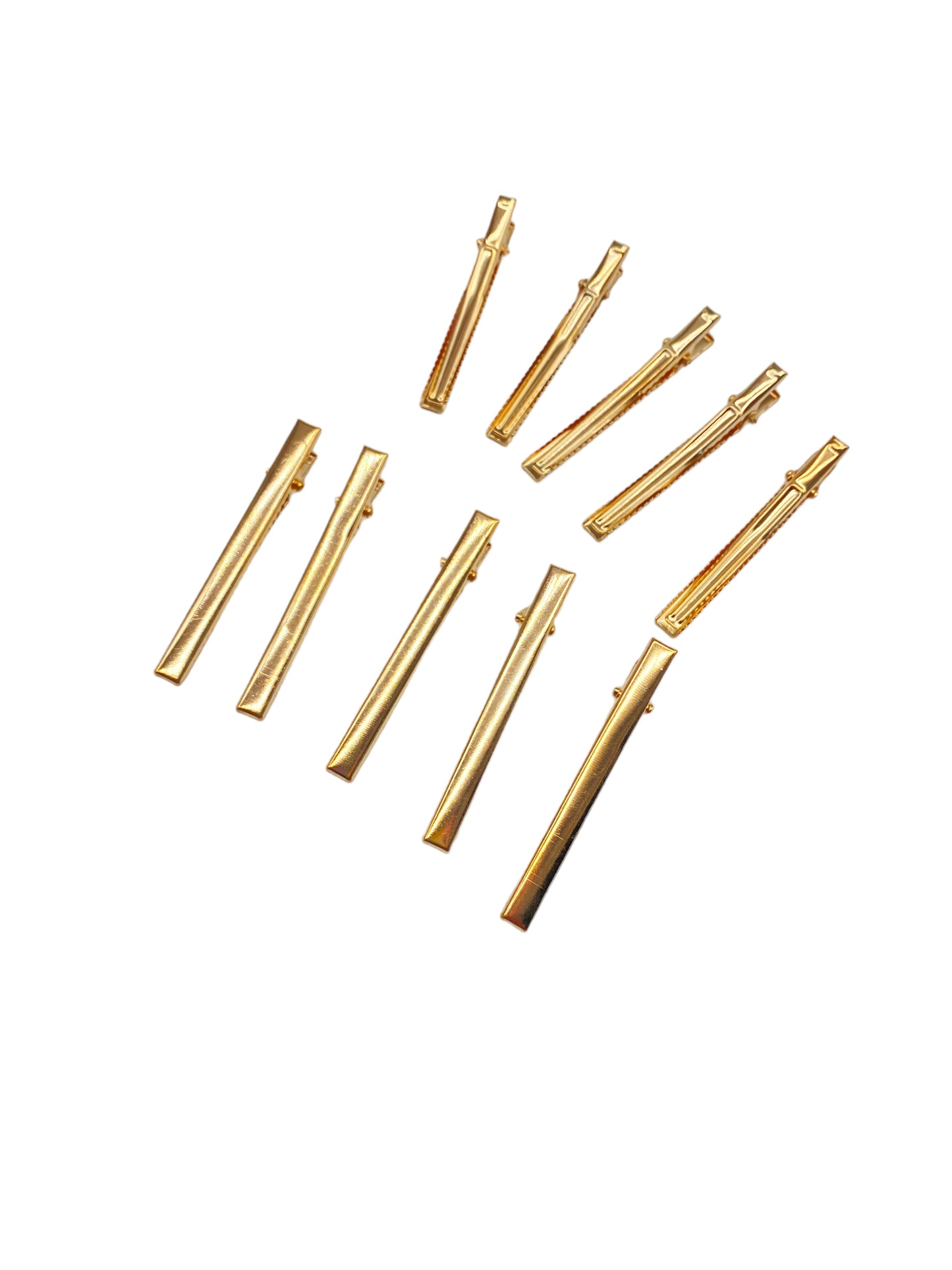 Gold Alligator clips (Set of 10)