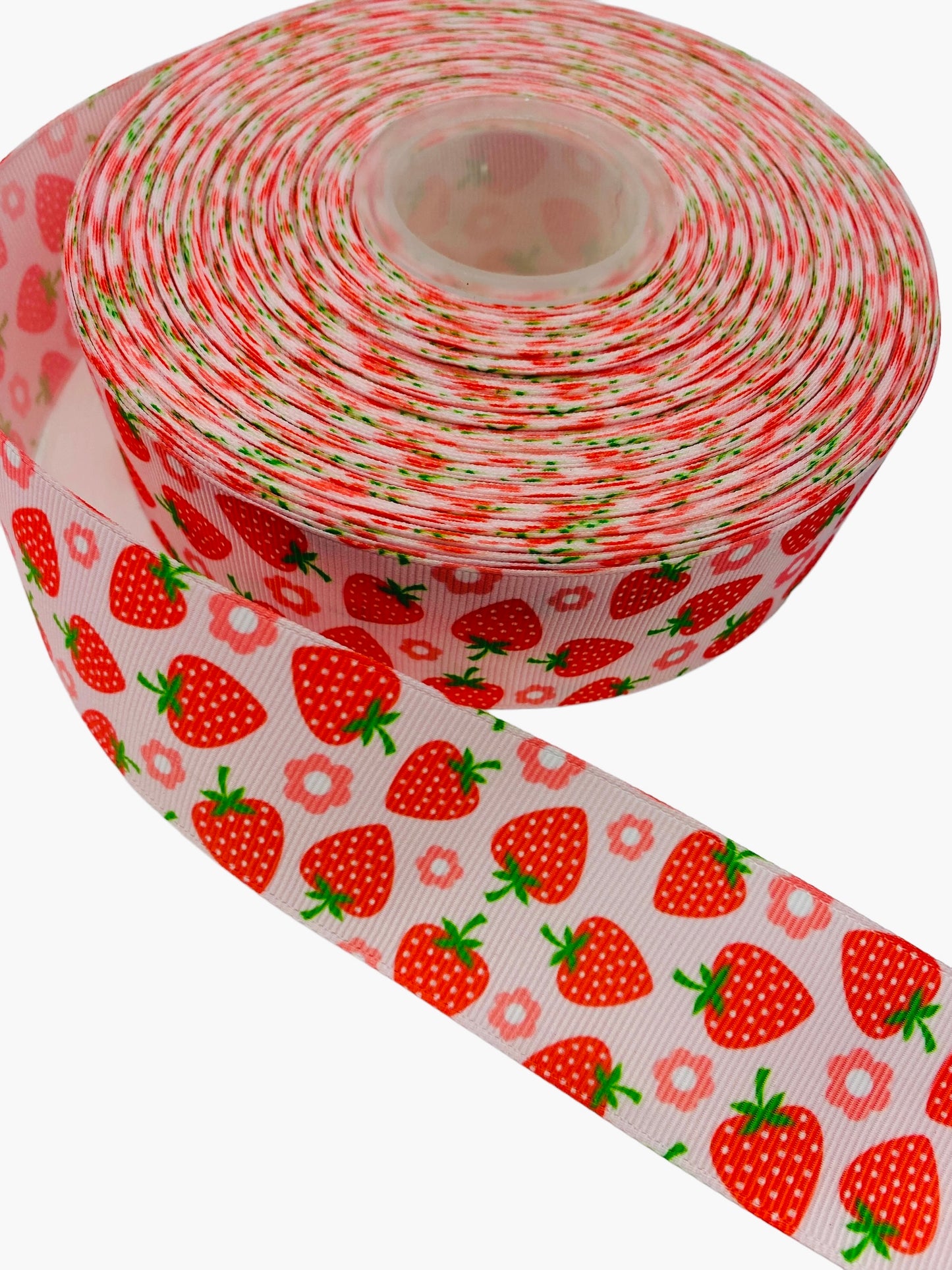 Strawberry Ribbon 38mm/ 1.5 Inch Ribbon (1 Yard)                                 🎀  May New Arrival 🎀