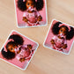 Black Girl Resin Planar (Price is for 1 Piece)