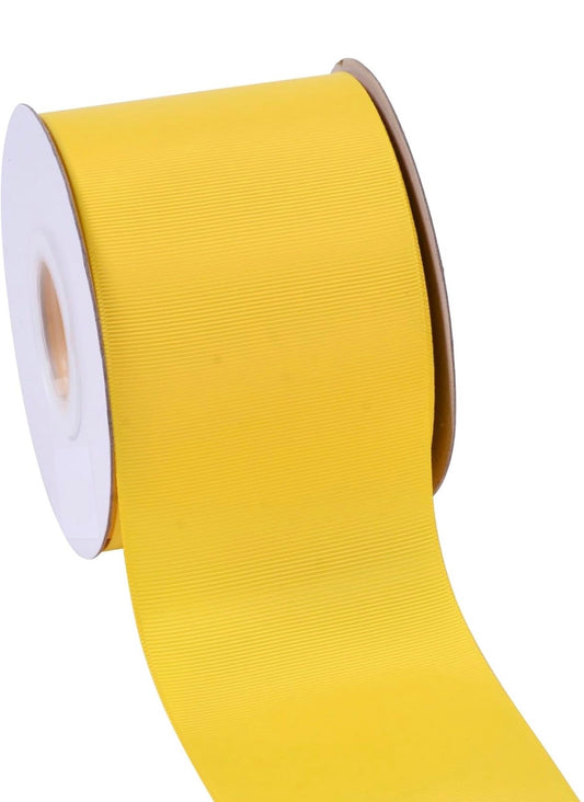 3 Inch Yellow Grosgrain Ribbon | Yellow Grosgrain Ribbon