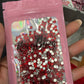 Red Glass Rhinestones SS16/4mm (22 Gram)