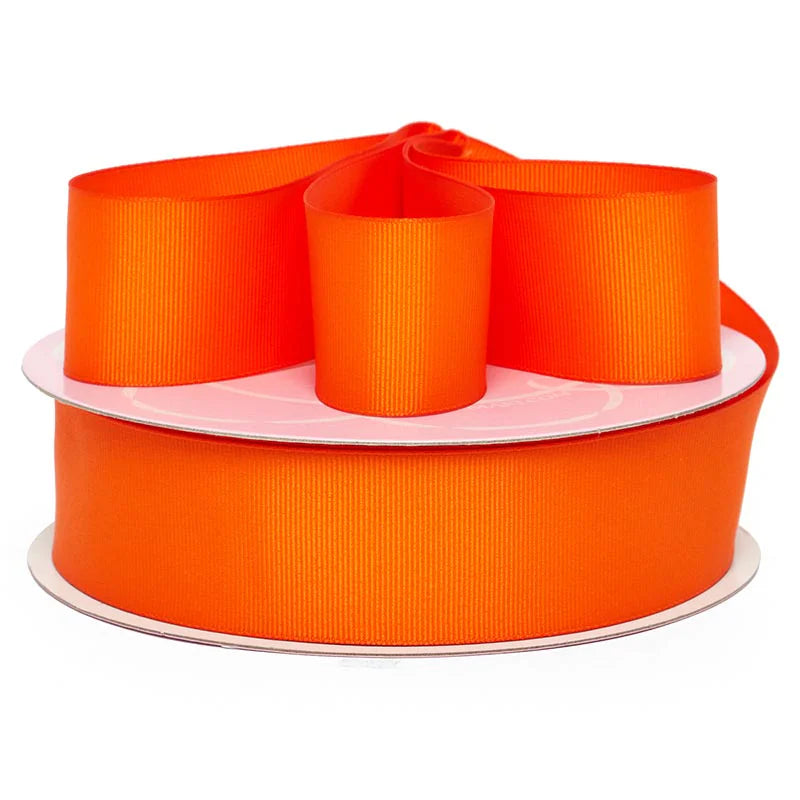 🎀 3 Yards 🎀 1.5inch/38mm Orange Solid Color Grosgrain Ribbon