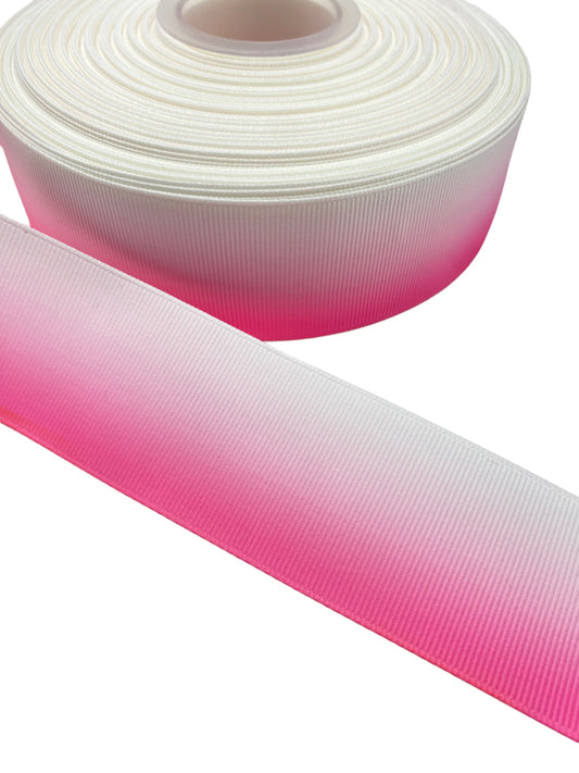 Ombré Pink Grosgrain Ribbon (38mm / 1.5 inch Ribbon, (1 Yard) 🎀New Arrival🎀
