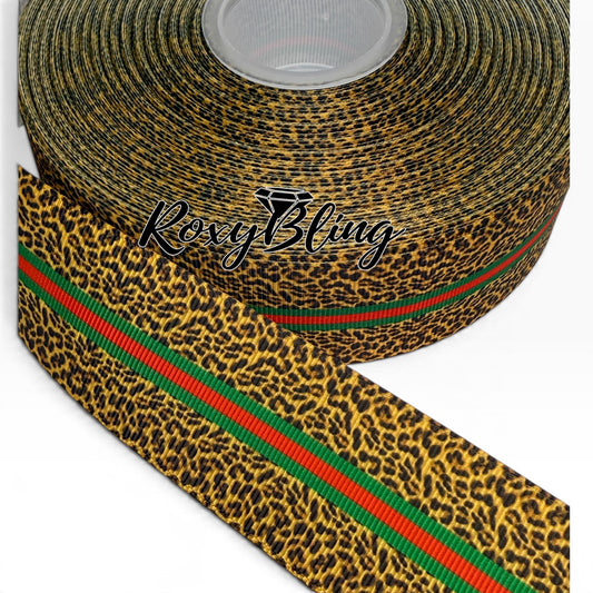 Leopard Print Ribbon | 1.5 inch Leopard Print Ribbon