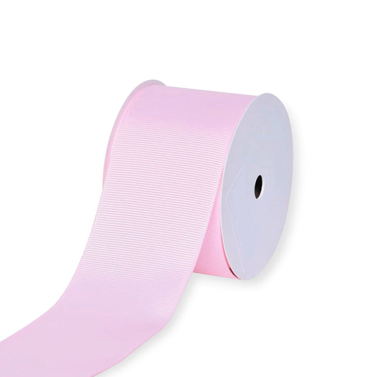 3 Inch Lit Pink Grosgrain Ribbon