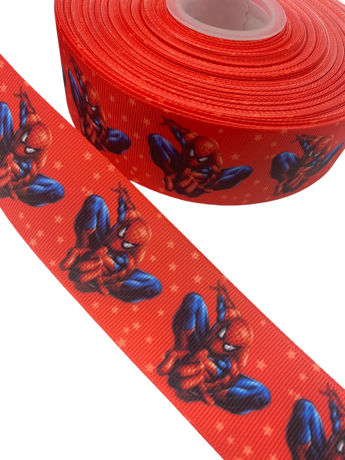 Spider Man Ribbon 38mm/ 1.5 Inch Ribbon (1 Yard)                                 🎀  May New Arrival 🎀