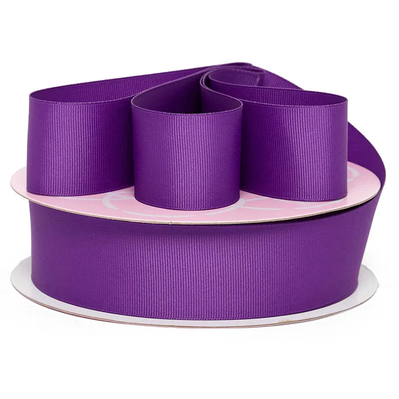 🎀 3 Yards 🎀 1.5inch/38mm Purple Solid Color Grosgrain Ribbon