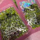 Neon Yellow Resin Rhinestones (Glow under UV Light)