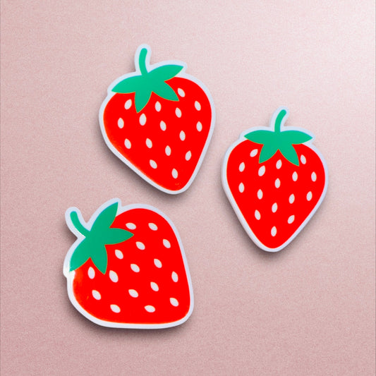 Strawberry Resin Planar (Price is for 1)