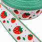 Strawberry Ribbon 38mm/1.5 Inch Ribbon (1 Yard).  🎀May New Arrival🎀