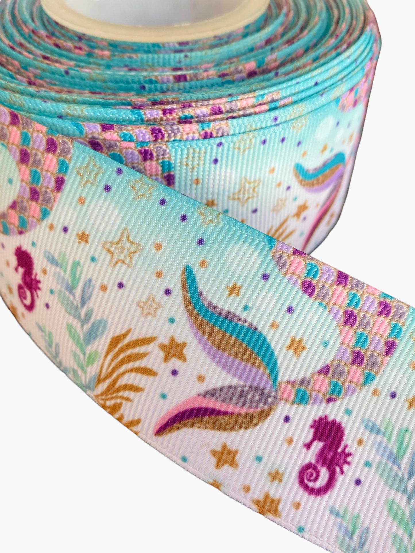 Mermaid Tail Ribbon (38mm /1.5 inches)