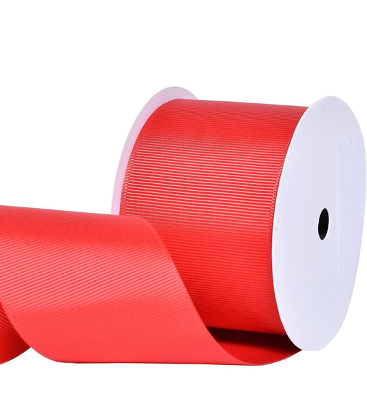 3 Inch Red Grosgrain Ribbon