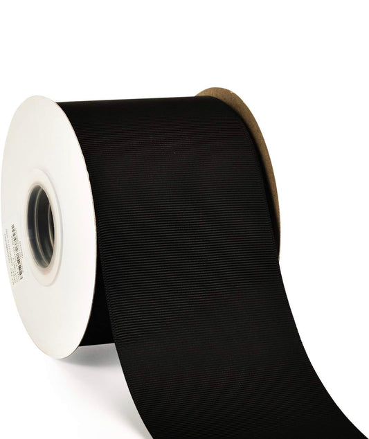 3 Inch Black Grosgrain Ribbon | Black Grosgrain Ribbon