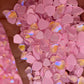 Heart Opal Glass Rhinestones (95 Pieces)