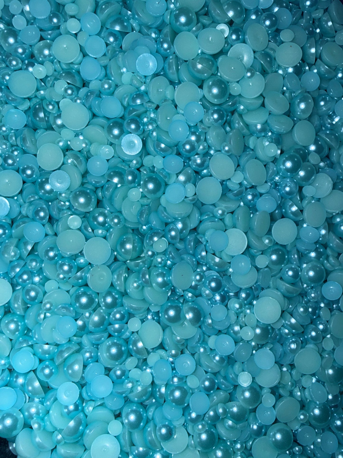 Blue non- Ab Pearl (Mix Size) 1,500