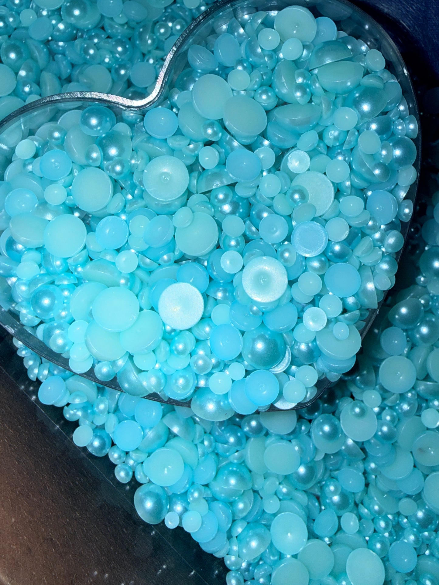 Blue non- Ab Pearl (Mix Size) 1,500